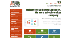 Desktop Screenshot of judiciumeducation.co.uk